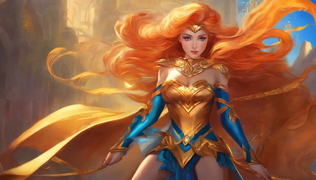 criar a personagem She-ra de Princes of Power, Characters from an 80s comic book series, criado por J. Michael Straczynski e Larry DiTillio, fotorrealista, com detalhes ricos, ambiente, 32 mil