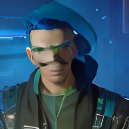 Cyberpunk cute boy background change,Rosto realista,8k,ultra realistic,
