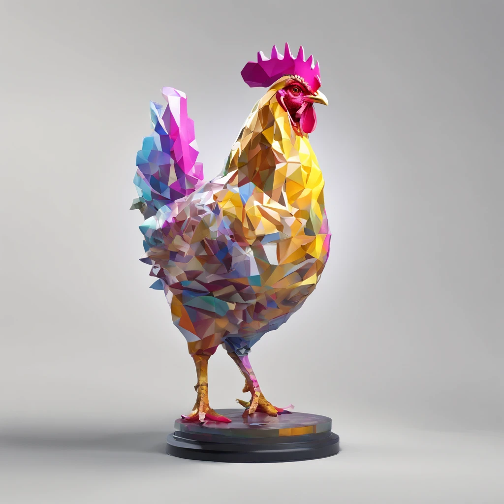 body builder、Only the head is a chicken human、colourfull、Perfect alignment, body builder、Chickens only the head,Crystal Vase,Rose flower, Wearing sunglasses, cheerfulness, Standing position, Abstract beauty, Centered, Looking at the camera, Facing the camera, Approaching perfection, Dynamic, Highly detailed, Smooth, Sharp Focus, 8K, hight resolution, Illustration, art by carne griffiths and wadim kashin, White background、Kitchen car、body builder、Man with a chicken head、Create a captivating photoshoot featuring Chicken Man, Wear a magnificent tanjak as a traditional headpiece. A majestic head places a chicken human on an enchanting grand throne, Castle in Another World. Use creative editing techniques、Head blends chicken human and luxurious settings seamlessly, Elevate the overall atmosphere with subtle magic and ethereal elements. This piece should evoke a strong sense of awe, power, and Enchanted, Head dressed in glittering yellow costume、Invites viewers into an enchanting and mythical world ruled by a human chicken king、Systemic、Dynamism、Strange power、destruction