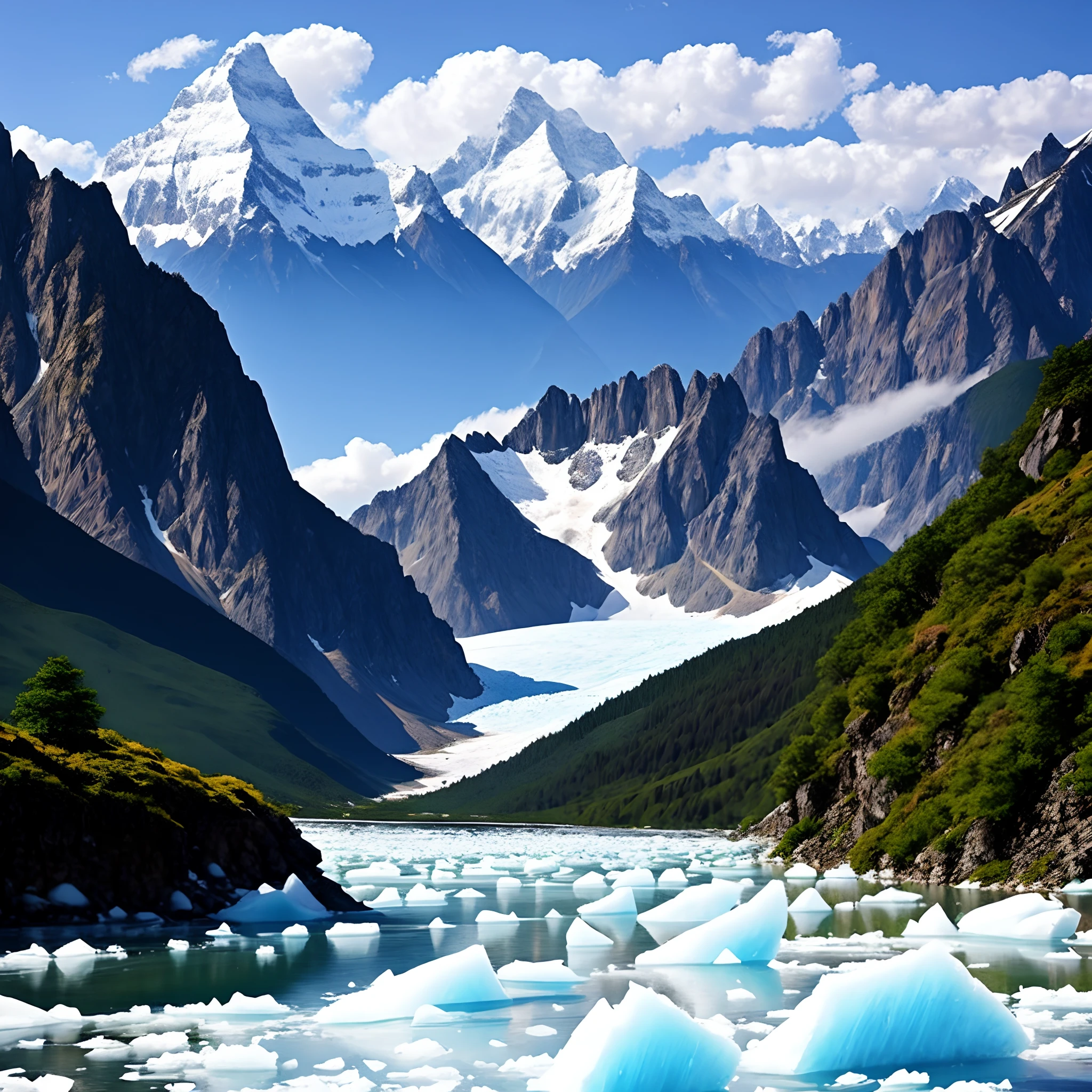 Mountains are a common natural sight,Usually refers to towering into the clouds、Majestic and majestic huge peaks。These peaks are usually made of rock、Soil and glaciers accumulate,It was formed over millions of years of geological evolution。
The peaks of the mountains rise high into the clouds,Straight into the sky,Amazing。They are often surrounded by clouds,It feels mysterious。There are often glaciers and snow on the peaks,Forming beautiful snowy peaks。
Mountains are also a treasure trove of biodiversity,Home to many unique plant and animal species。They have complex and unique ecosystems,These ecosystems vary with altitude and climate。
Mountains are not only of natural beauty,It also has a rich cultural significance。In many countries and regions,The mountain is regarded as a sacred symbol,It has been given many cultural and religious significances。ao mesmo tempo,Mountains are also adventures、Popular places for outdoor sports such as mountaineering and rock climbing,It attracts countless enthusiasts to challenge。