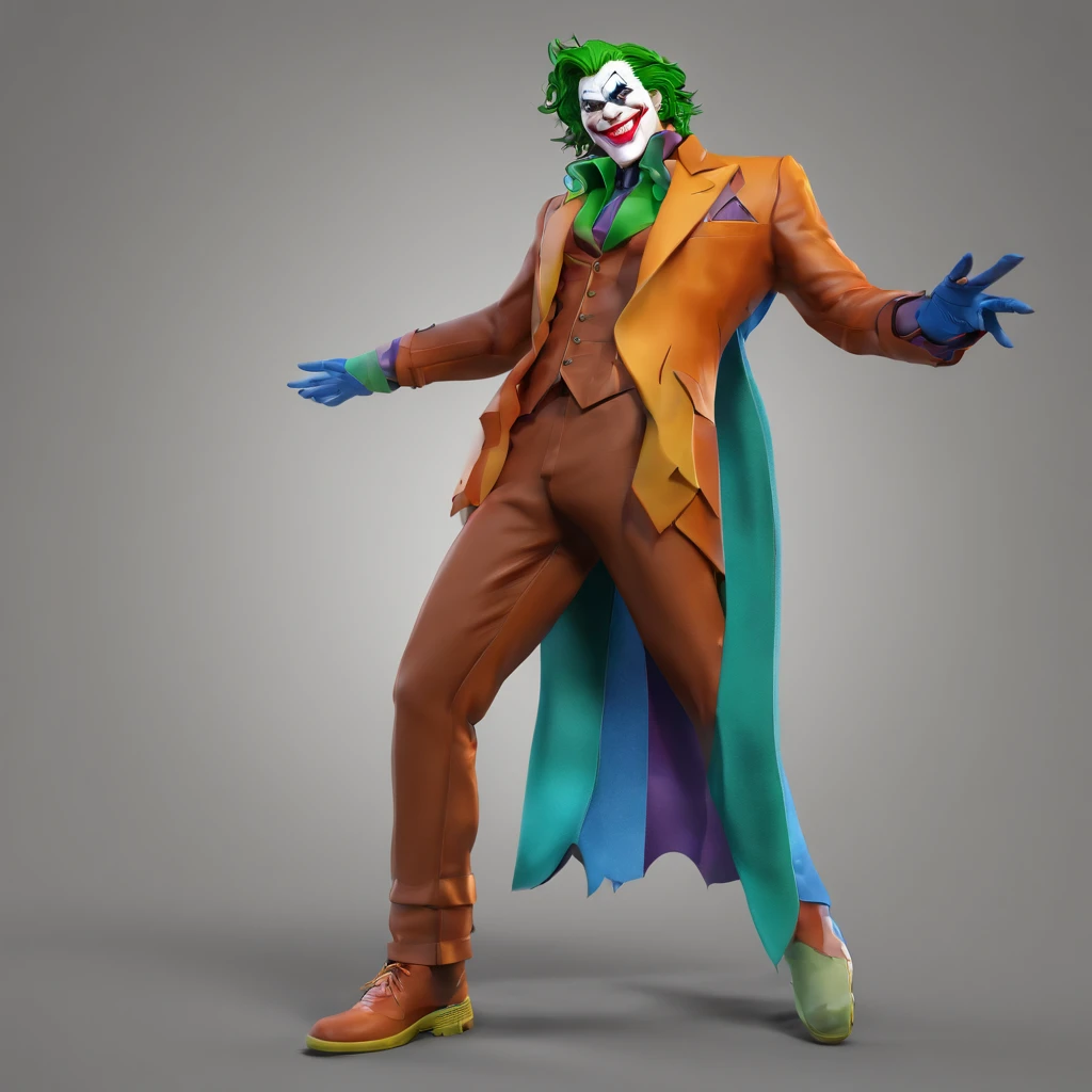 Official Art, masterpiece, Clear focus, Extremely detailed, (Side Light:1.2), clown,Suit,crazy,male,whole body,mystery,magician帽,Suit外套,Vest,leather shoes,wear gloves,magician,weird,Strong build,