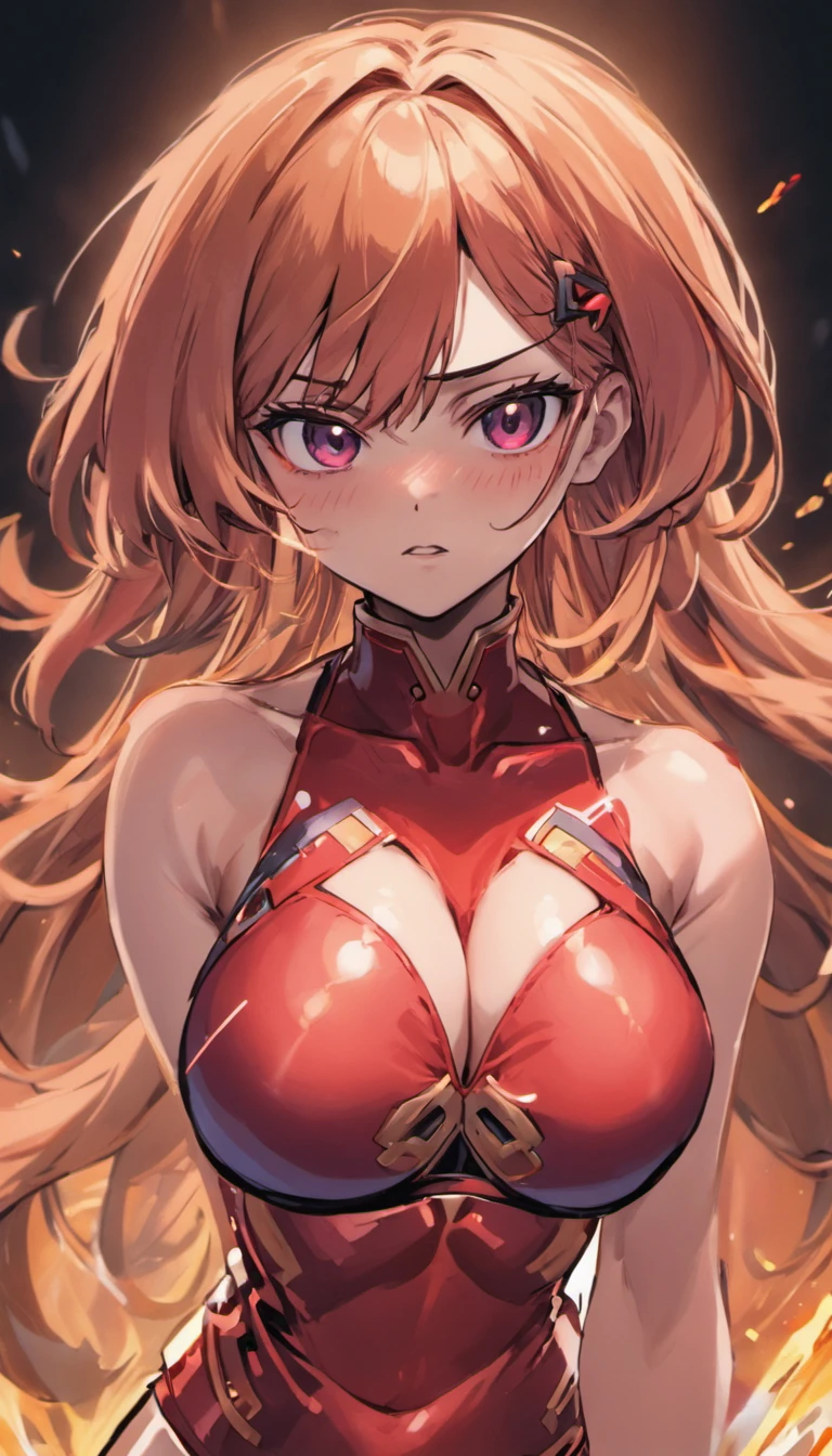 detailed portrait of anime girl, 4K-Anime-Stil, anime art wallpaper 4k, anime art wallpaper 4k, Detaillierte digitale Anime-Kunst, Badass Anime 8K, Saubere und detaillierte Anime-Kunst, zerrissene Kleidung, beautiful body, exhausted