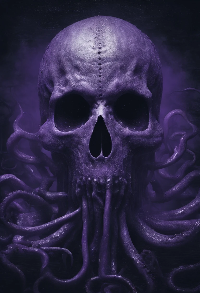 master part, melhor qualidade, [(A translucent purple octopus)+(((Vitreous skin)))] , destruindo um navio do seculo 1800, Luzes das estrelas，na cidade，fotorrealista, high resolution, circunstanciado, foco nítido