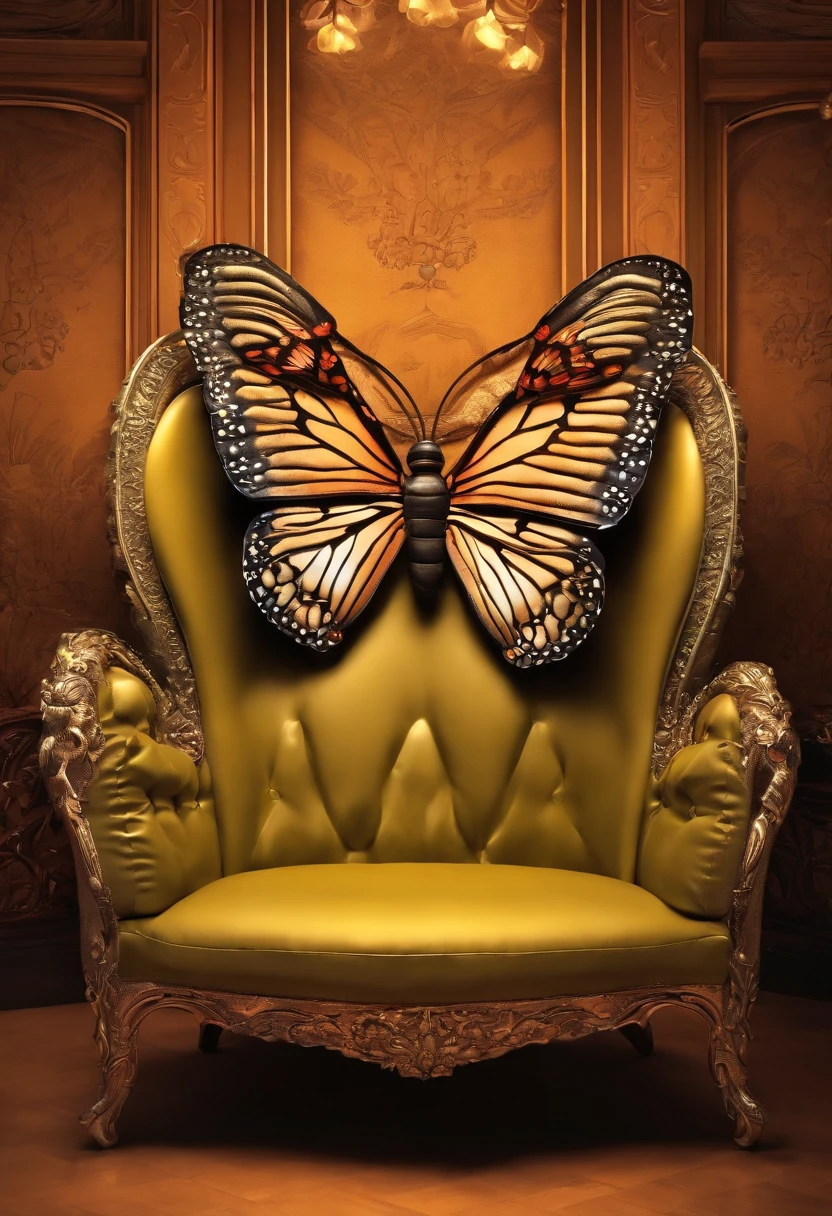 Butterfly Sofa, Surrealism, Art Deco, interior architecture
