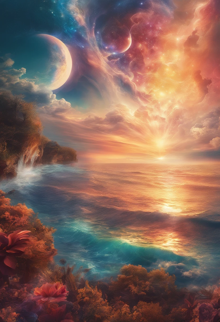 em 8K,Seven Days of God's Creation,The existence of God,Separating the sky from the sea,Mundo de Luz,Mundo do Amor,God bless