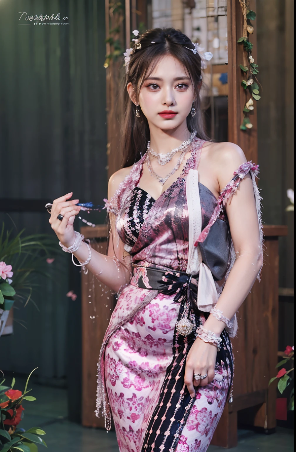 Shukezma, Octane Rendering, HDR, (Ultra Detail: 1.15), (Soft Light, Sharp: 1.2), 1 Girl, Beautiful Girl, Ultra Detailed Eyes, Painting Drops, Paint Teardrops, Woman Made Of Paint, Fully Painted, Sprat, Splash, Long Colored Hair, Kimono Made from Paint, Ultra Detailed Textured Kimono, Paint Kimono, Paint Light Bulb, exposed cleavage, sexy, paint drop, indoors, exposed shoulders, tears, sexy, shoulders visible, thigh exposed, half naked, focus on face, beautiful face, eye shadow, black eye contour, Japan face, baby face, Japan girl, mascara, beautiful, 18 years old