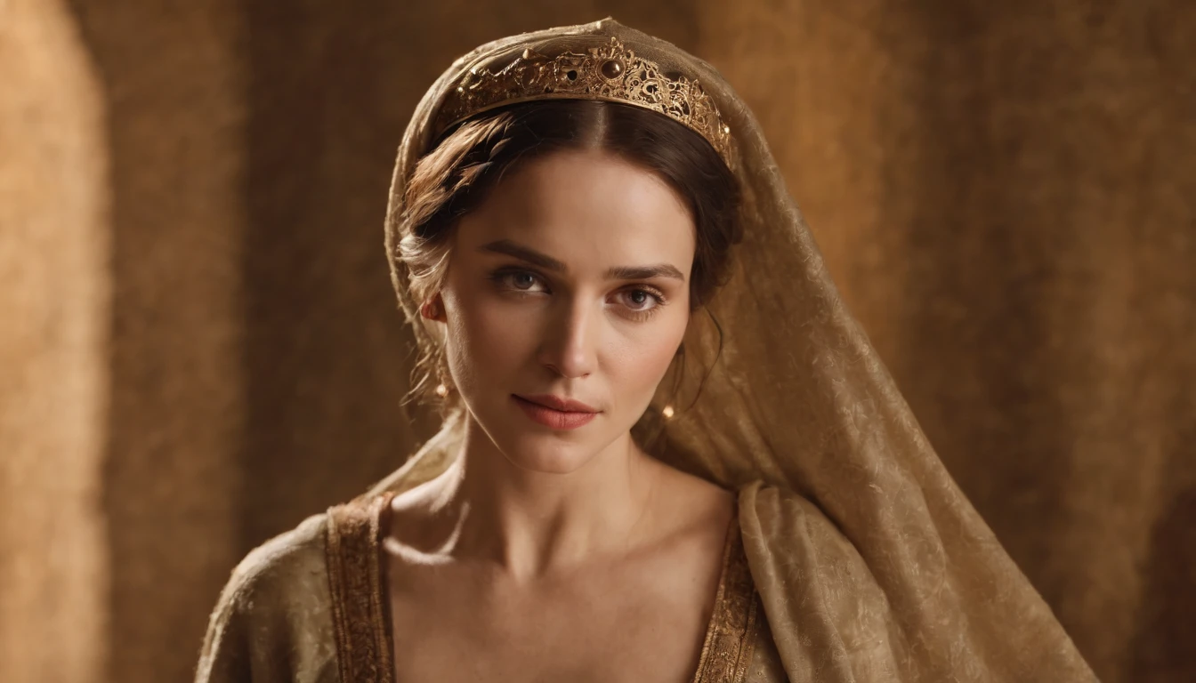 characters from the Holy Bible, ultra realistic 16x9 image with many perfected details, Solomon's Wife