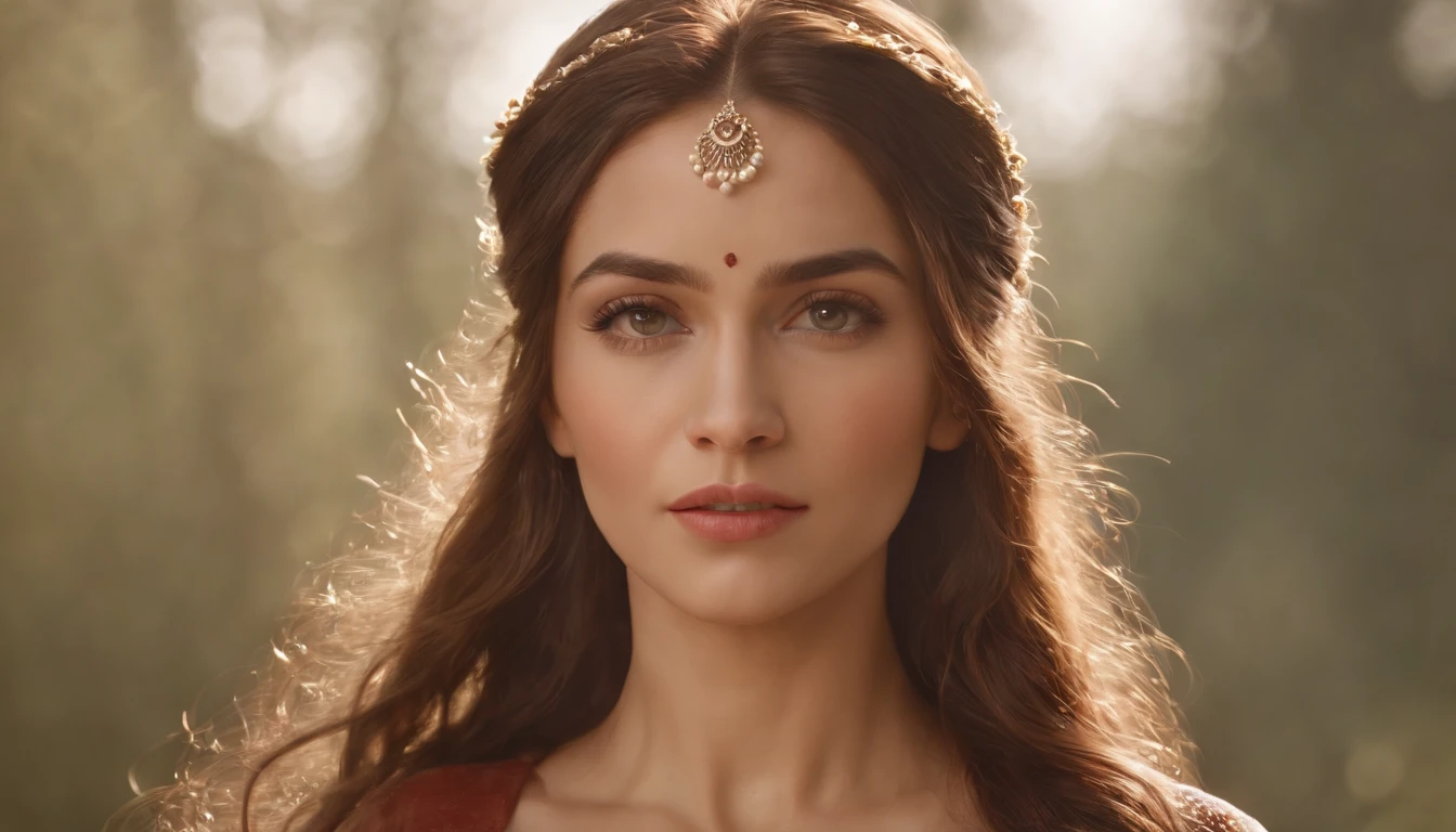 (best quality,4k,8k,highres,masterpiece:1.2), ultras-realistic, ultra-detailed, professional, HDR, high-definition, vivid colors, sharp focus, fine art painting, studio lighting, physically-based rendering, bokeh, biblical characters, Solomon's Wife, spiritual atmosphere, ancient biblical setting, exquisite facial features, elegant and graceful figure, detailed costume, radiant expression, flowing hair, divine beauty