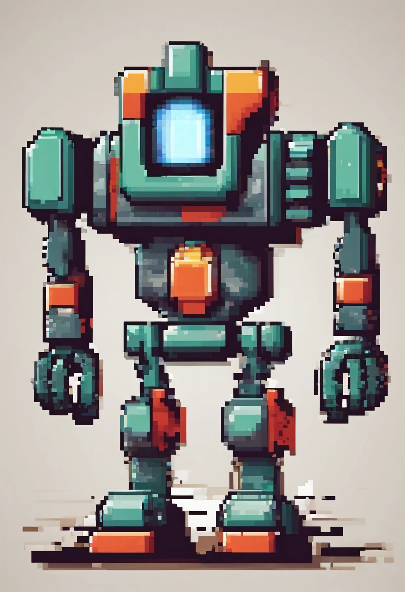 personagem  ((Roboto 🤖)) pixel art