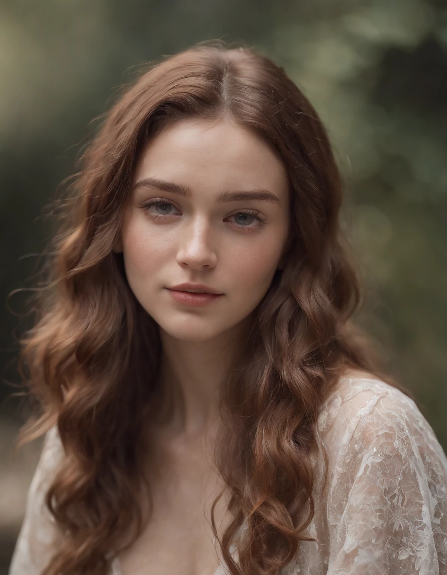 (photo-realistic) (perfectly detailed), 20 yo woman, flowing wavy hair, freckle, drenched herself, waterfall, picture taken with Sony A7RIV, with Sony FE 85mm f/1.8 lenses, interesting background, Natural Lighting, Cinematic, Ultra-Realistic. Ultra-Detailed. Ultra-Sharp. Hi-Res. 8K