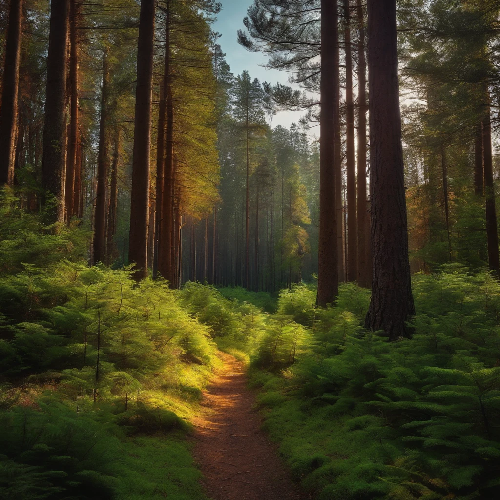 Pine forest