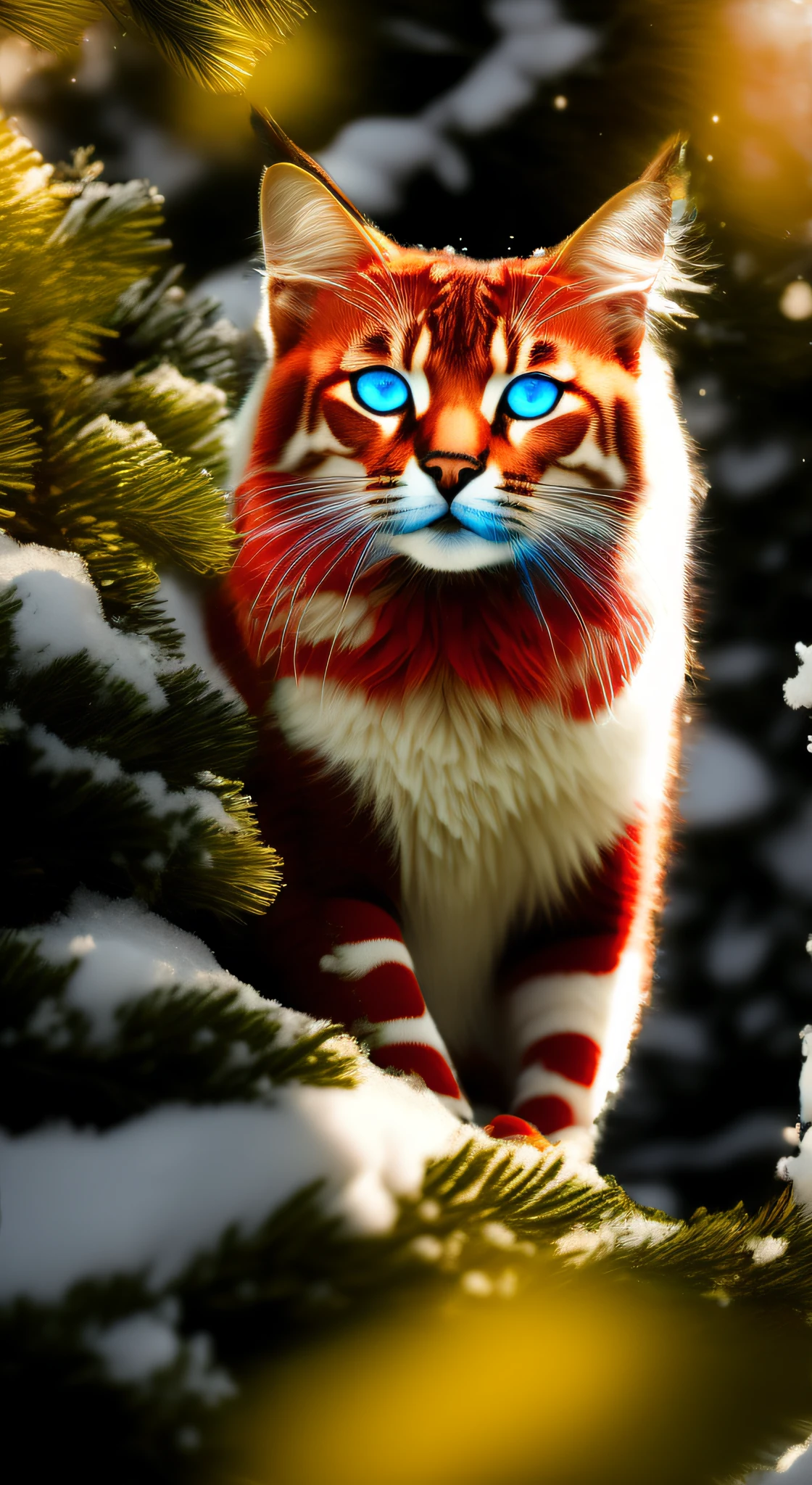 red and white