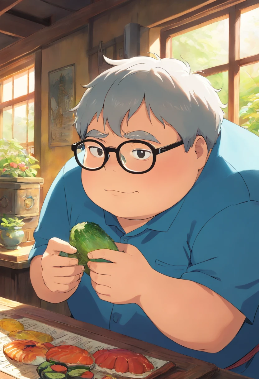 boy, fat, glasses