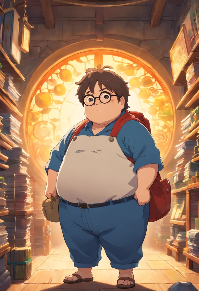 boy chubby with glasses