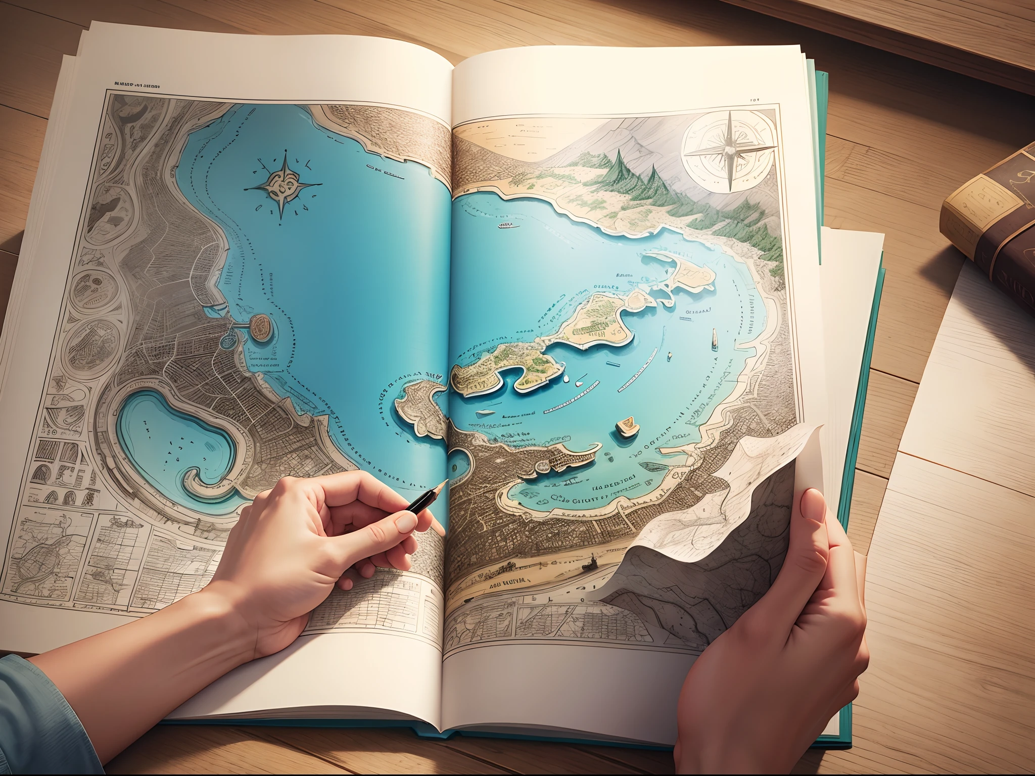 Hand drawn maps