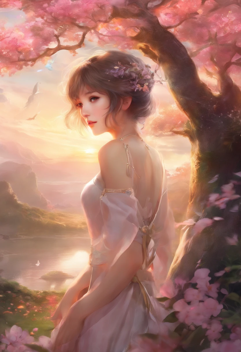 ((top-quality, in 8K,Raw photo)), (Realistic, Photorealsitic: 1.37), (Face Focus: 1.1), Cute Japan girl girl, short-hair, Hair fluttering in the wind, femele、Japan idol system、(Sleeveless: 1.1)、Skirt, C cup breasts,