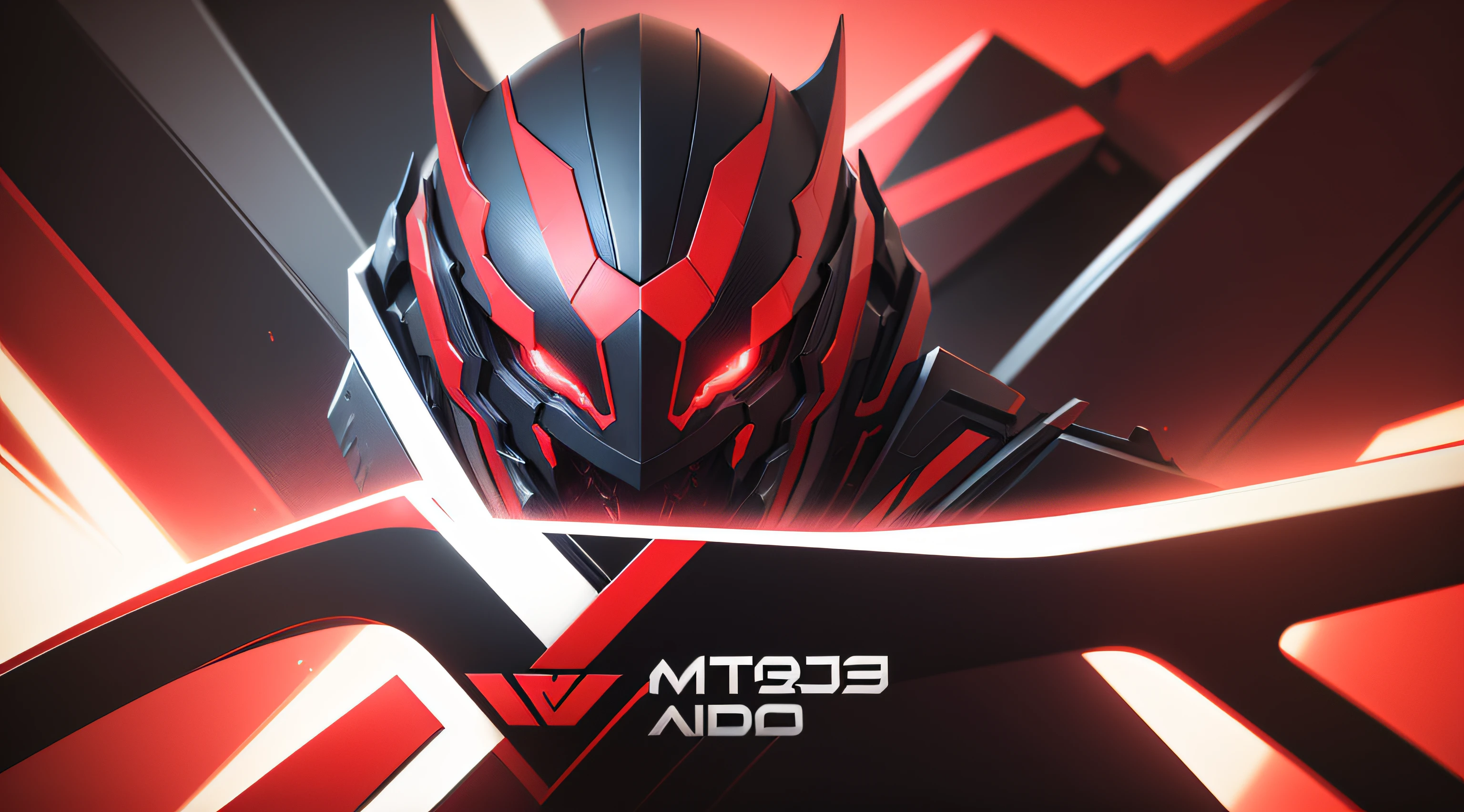 Streaming logo, gaming logo, red and black color, geomitric, HD logo, absurdres, high res, ultrasharp, 8K, masterpiece