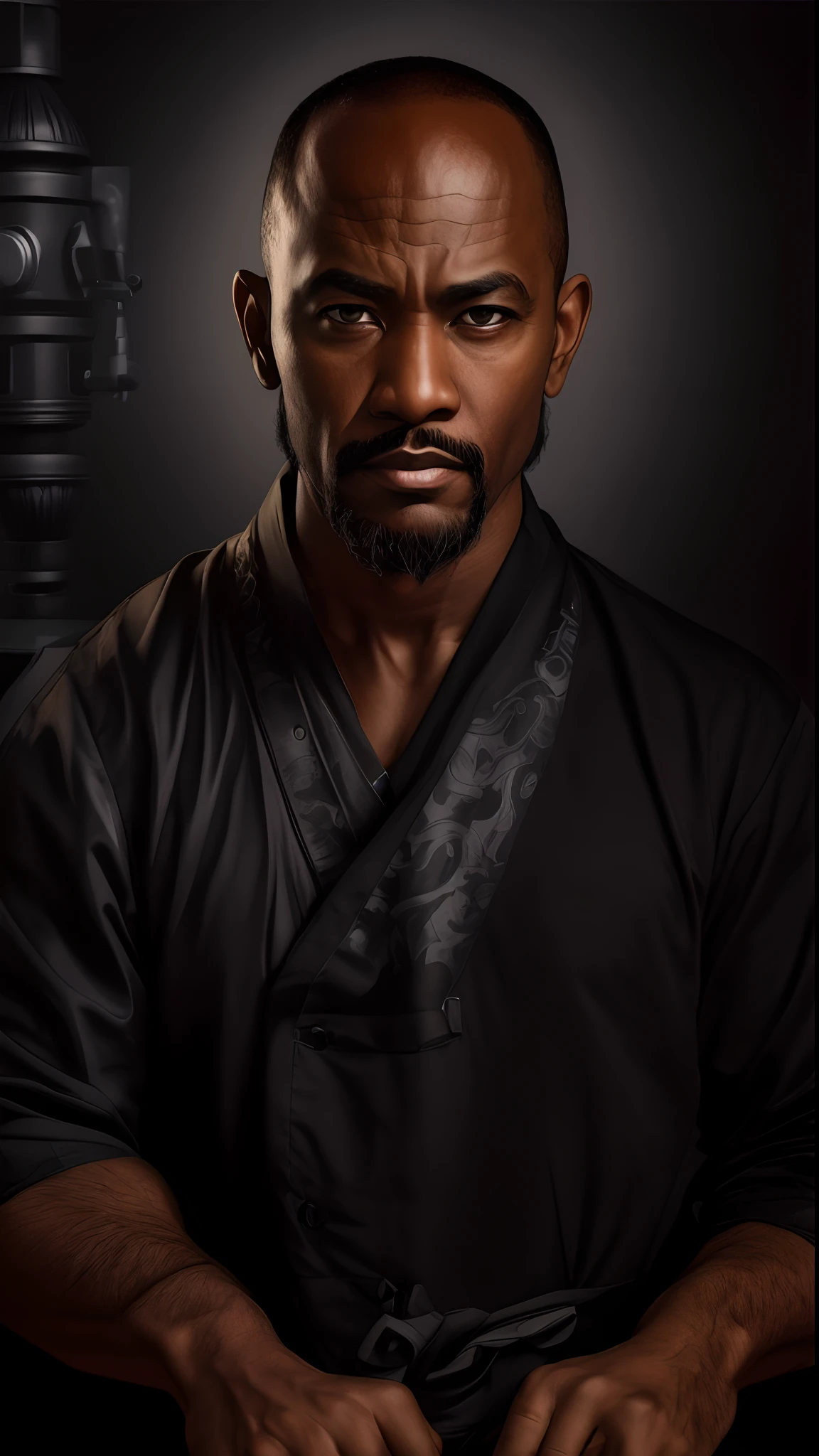 Black background full , same face just background check black