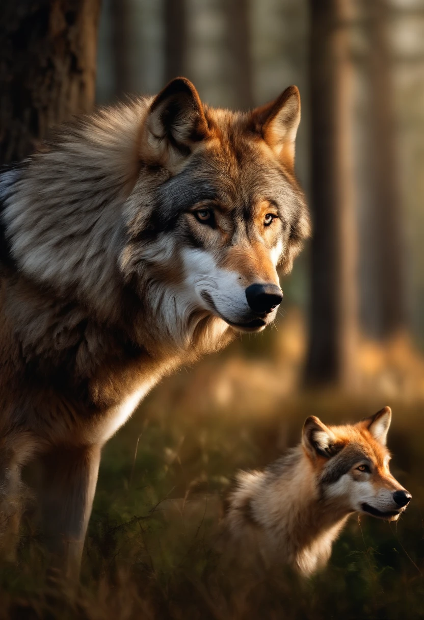 Wolf penetrates a furry gay fox The wolf is a very large muscular wolf with nergo fur and red eyes,the zoro has a defined body and wide hips,He has sunset fur and gray eyes..
The wolf is on top of the fox, penetrating him in a doggy pose