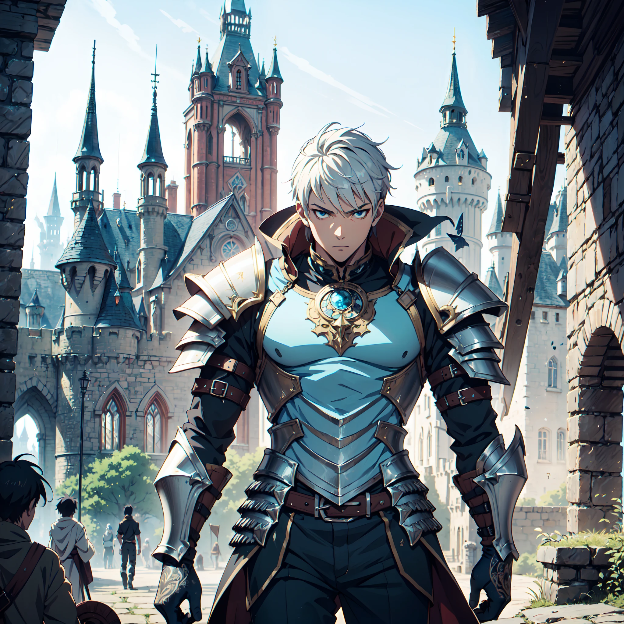 128K Ultra High Definition,
128K Ultra High Quality,
128K Ultra High Resolution,
Best Definition,
Best Quality,
Best Resolution,
Perfectly Detailed,
Perfectly Designed,
Extremely Detailed,
Extremely Designed,
Hyper Detailed,
Hyper Definition,
Hyper Quality,
Hyper Resolution,
Masterpiece,
(((Anime))),
Body Shot,
(((Boy))),
Handsome,
Mascular Body,
Hyper Detailed Short Hair,
(((Hyper Detailed Armor Plates))),
(((Hyper Detailed Cuirass))),
(((Hyper Detailed Baron Armor))),
(((Hyper Detailed Fantasy Inside Castle Background Scenery))),