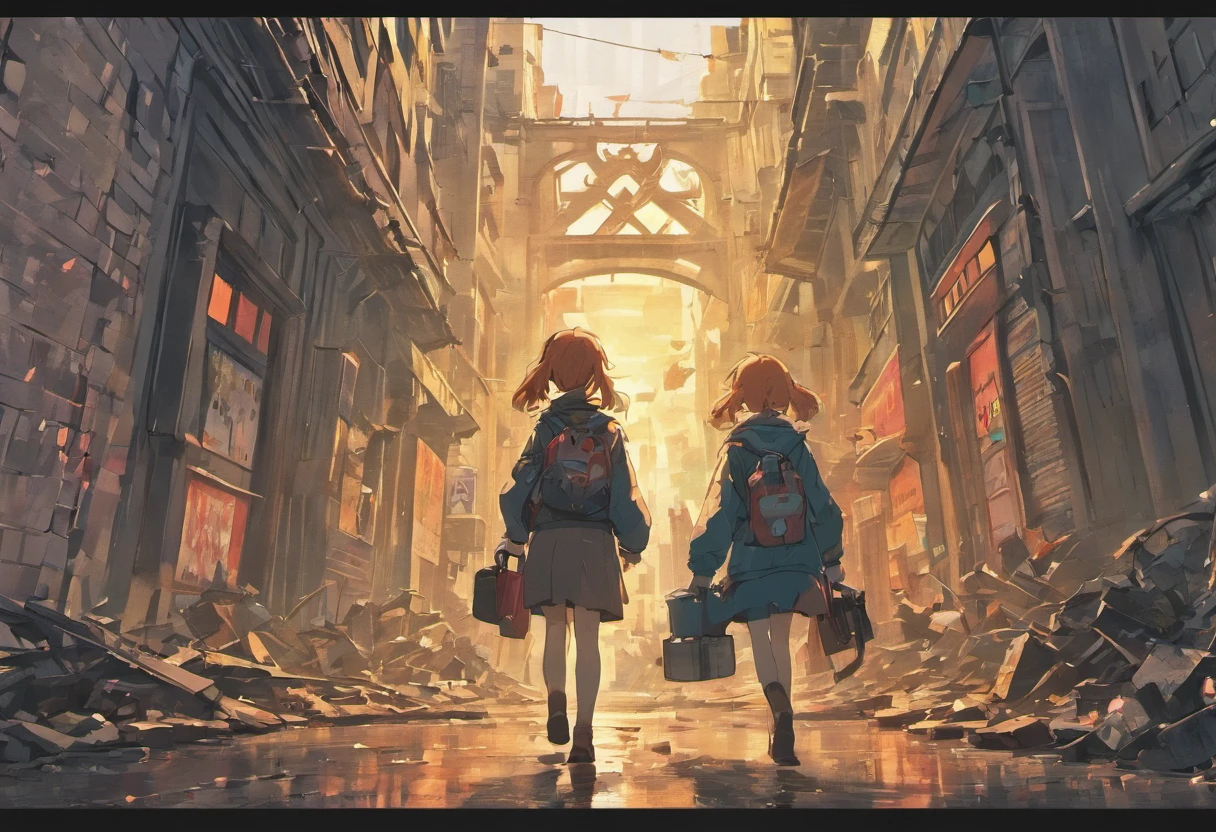 "Devastated by a zombie apocalypse, the once vibrant metropolis now lies in ruins."