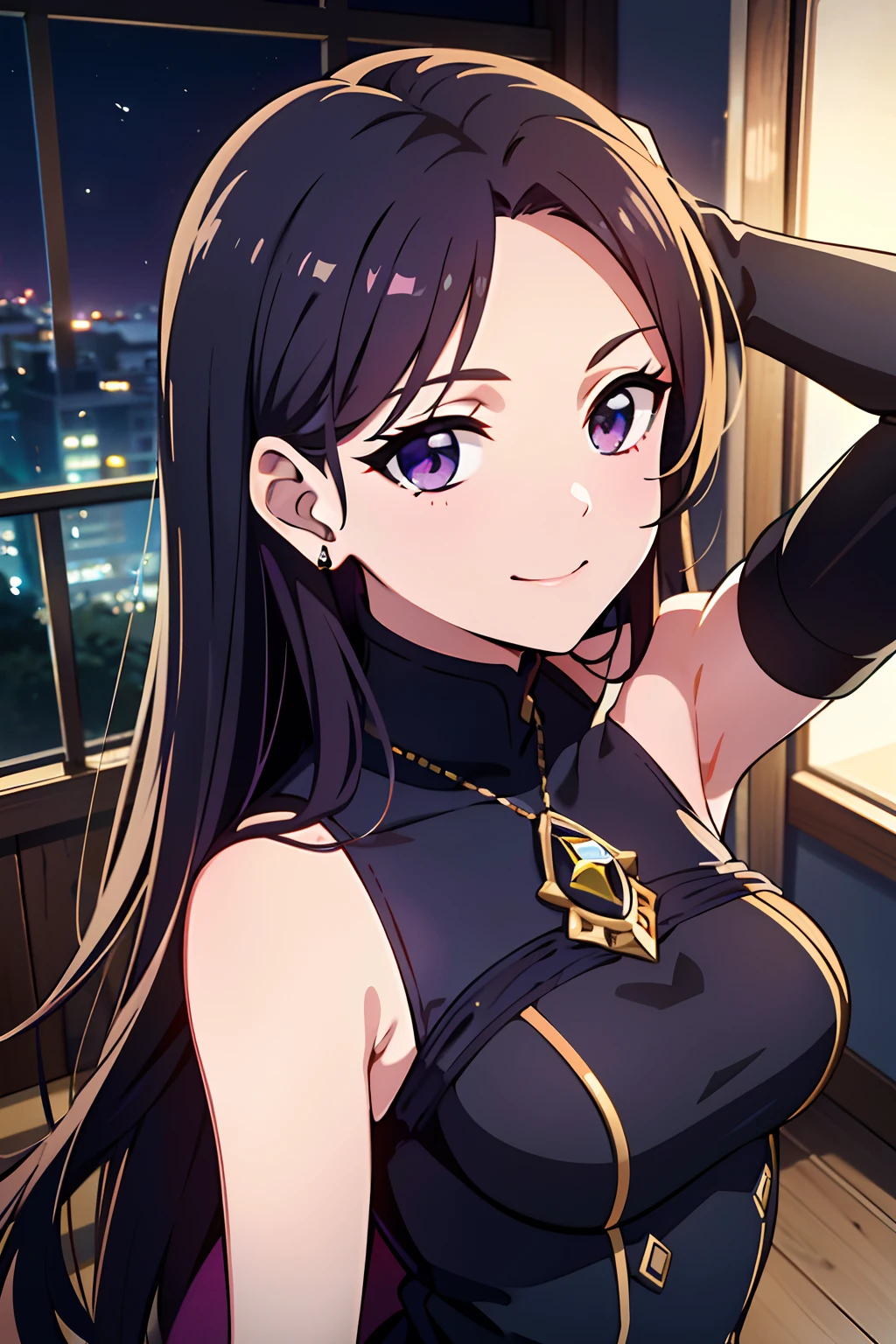 (extremadamente detalles CG、Unidad、8k fondos de pantalla)、(extremadamente delicado y hermoso)、(obra maestra)、(highest qualityr:1.0)、(超A high resolution:1.0)、beautiful  lighting、Perfect lightning、Sombra realista、[high resolusion]、Piel detallada、Ultra-detallado、Caras y ojos detallados、ojos realistas、pupilas afiladas、Disparo de vaquero, Dentro del aula、escuelas、Resplandor nocturno、Cara hermosa、Backround borroso、beautiful 16-year-old girl、piel brillante、Boca arriba、hermoso cabello negro、flequillo contundente、ojos azules、Un traje de marinero、Minifalda plisada、curva、Sentado en un escritorio、(Apertura de piernas、Puedes ver bragas ligeras.:1.2)、Smiles with his mouth open、se ve feliz