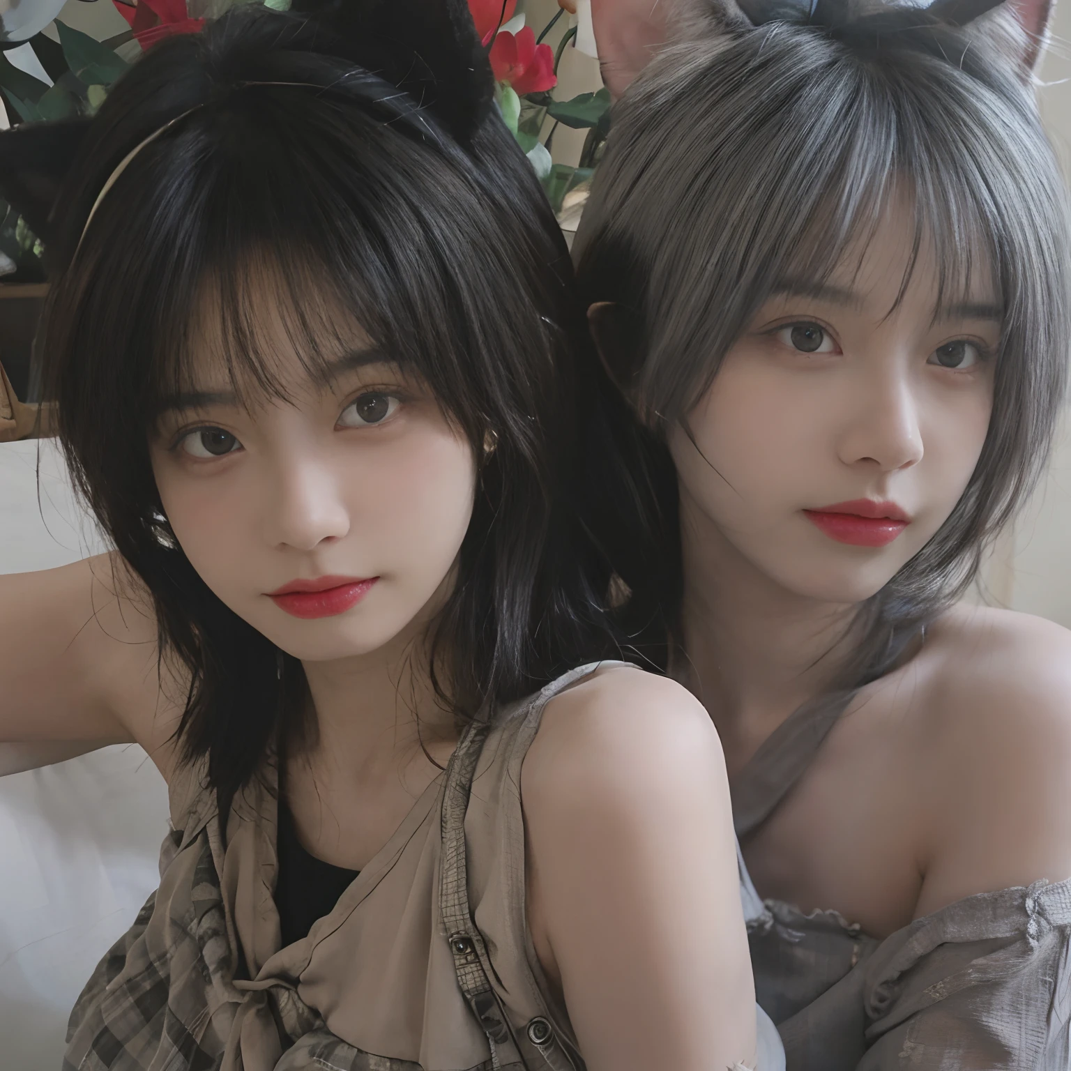 Black cat ears