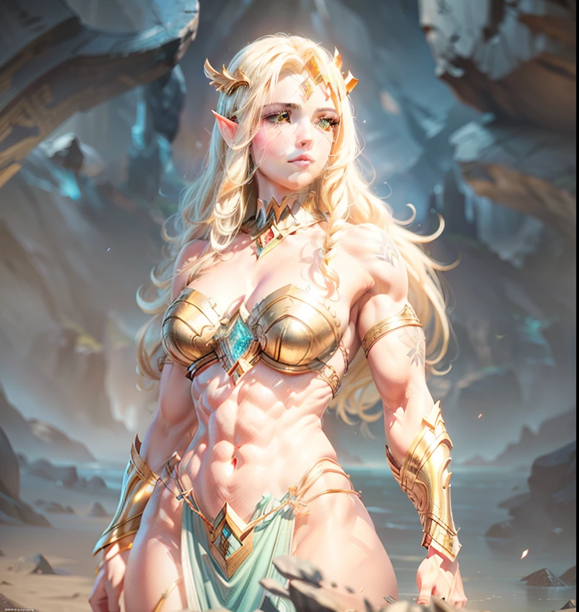 Asgard,valkyrie,Senhora Cavaleiro,Anatomia correta,epic fantasy digital art,tmasterpiece,8k,high-definition resolution,desenho detalhado,Qulidade Superior,, Epic composition, músculous body