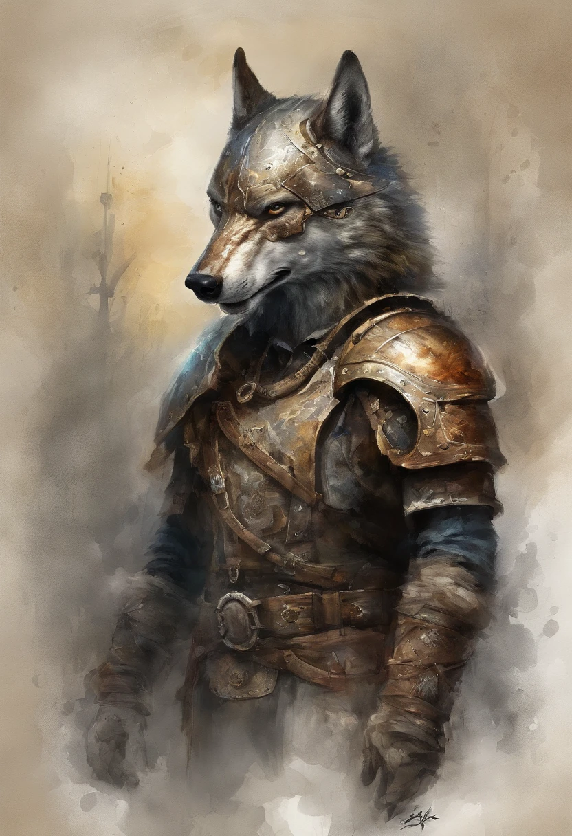 HighestQuali, Dramatic lighting, menacing posture, Fierce expression, Epic atmosphere, (((Wolf head shaped helmet))), (((Full body shot))),Wolves made of metal, Cyborg, Cyberpunk Style, Clockwork, ((Intricate details)), hdr, ((Intricate details, ultra - detailed)), Incandescent Lamps, cinema shot, Vignette, Bokeh effect Baker ground, (canid), (Full body shot).