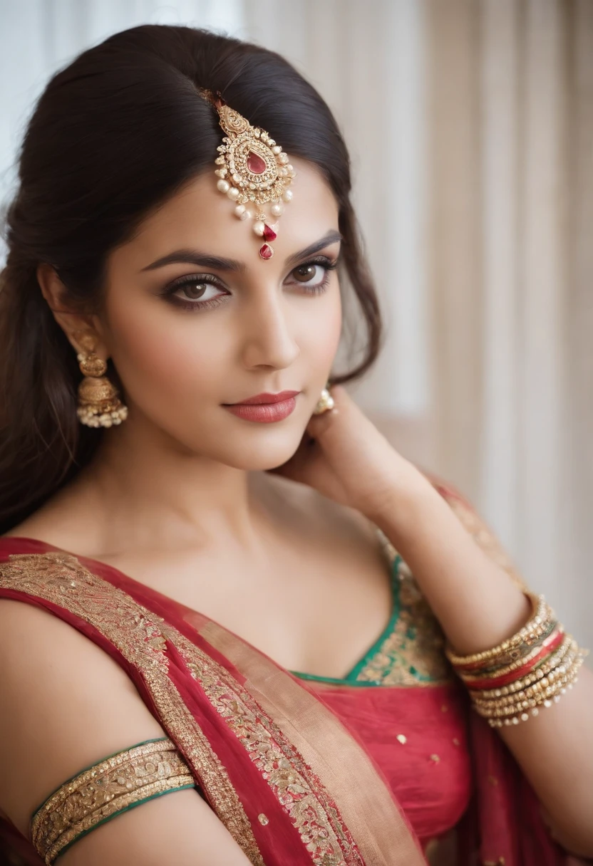 Une femme nue en sari posant pour une photo, Indian goddess, traditional beauty, Si, beautiful goddess, Ornate Cosplay, INDEX Style, Super mannequin Sio, Belle jeune fille, Anju Persand de Maurice, Asie du Sud-Est avec Long, If provoked,