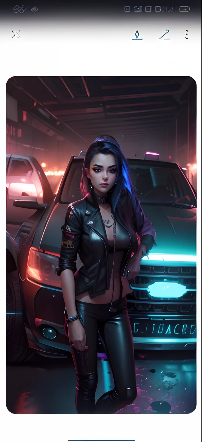 Change background cyberpunk handsome  girl, realistic face, cute sexy 8k, ultra realistic,