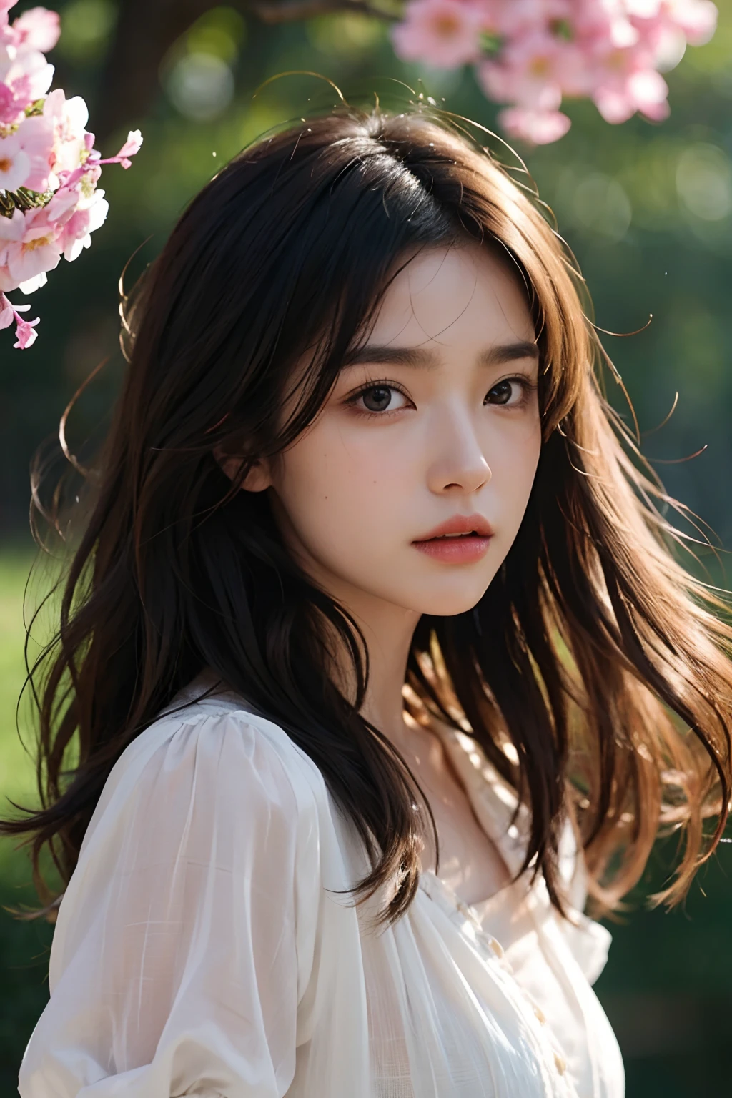(Masterpiece), (Best quality), (Ultra detailed),(Disheveled hair),(illustration), (1人), standing, Fashion model, view the viewer, (interview), (Detailed background),Beautiful detailed eyes, Delicate beautiful face, Floating,(High saturation),(Colorful splashes),colorful bubble,(Shining), focus onface, Floating flowers, Floating hairs, (Shining), BEST lighting, Best shadow, 1male solo