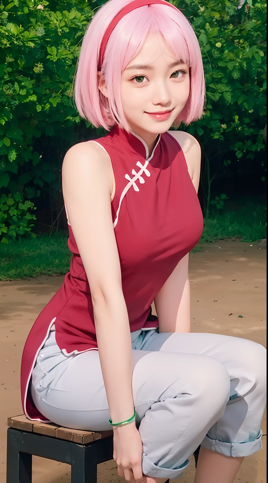 An anime girl transformed into a realistic character, the same realistic hairstyle, realistic, realistic pretty + cute face, realistic cool expression, customized clothes, realistic light, realistic shadows, realistic background, realistic big breasts ,change character anime photos into realistic photos, 4k, with maximum detail, high resolution, clear display, HD quality, perfect photo, realistic, detailed, quality, perfect, ultra hight, one photo, same style, detailed focus ,potret premium , detail Lora , A realistic photo girl, (the same realistic hairstyle), realistic beautiful face, realistic cool expression, adapt the same realistic clothes, realistic light, realistic shadow, realistic background, good image quality, very good image output, 4k, very detailed, realistic