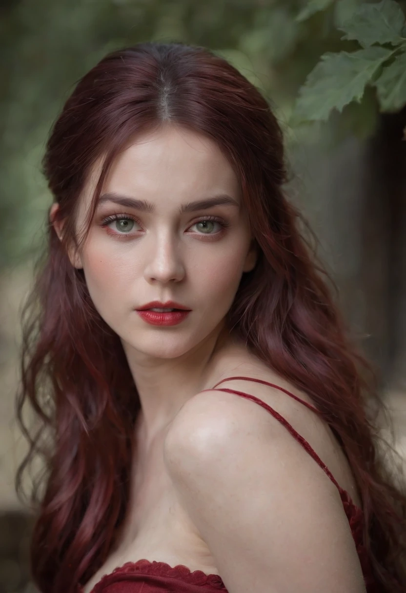 (((A crimson wound streaked across her left cheek))) Fair complexion,Full Tits,Half of the breasts are exposed,areola of breast,A woman around 19 years old,Natural gray hair, Unique green eyes, Wear Cole, Slender and graceful, Beautiful,Candlelight in a medieval setting, super sharp focus, realistic lens,nakeness, Flesh-colored stockings,Four colors (Scar:1.4)