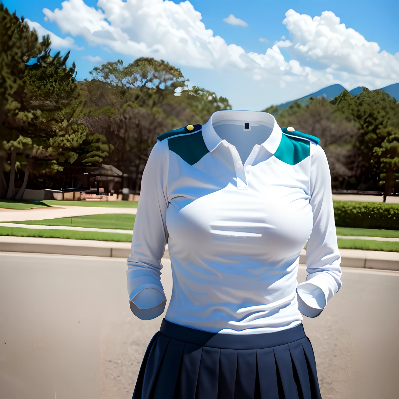 school uniform, ((invisible, no humans:1.5, headless:1.5, handless, legless)), big breast, (close-up to breast),
(8k, RAW photo, best quality, masterpiece:1.2), (realistic, photo-realistic:1.5),photon mapping, radiosity, ((Hasselblad photography)),physically-based rendering, (hyper realisitic), (8K), (Extremely detailed), (Best Illustration), (Best Quality), (Ultra-detailed)