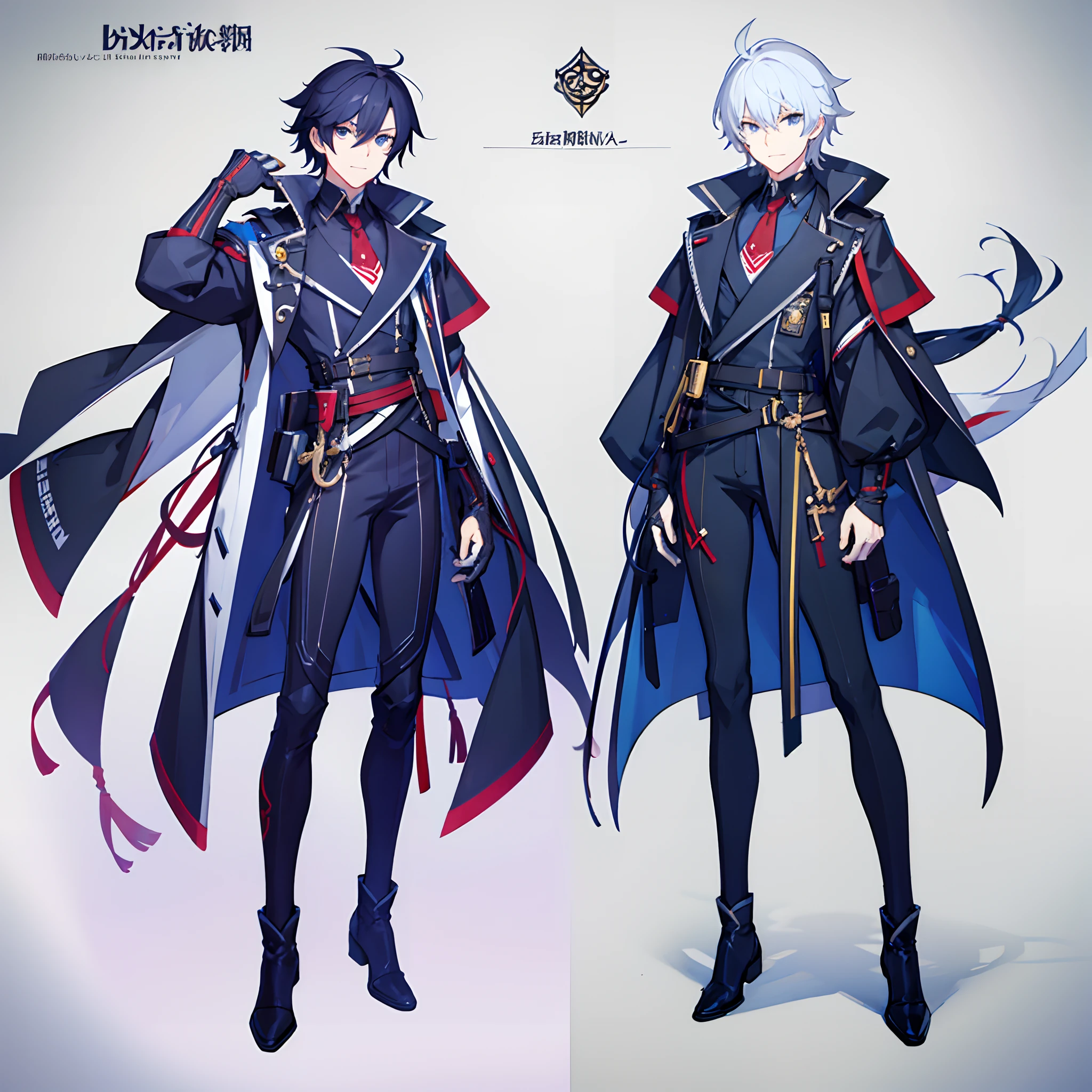 a male gijinka bishounen of youtube, concept art