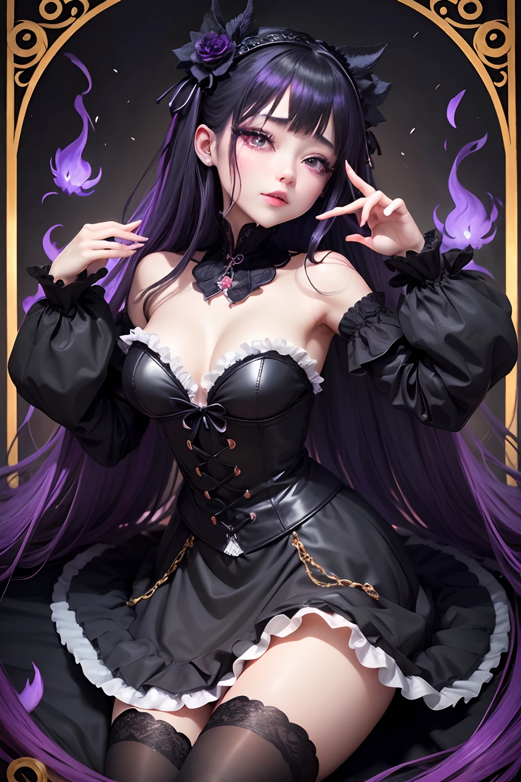 A sexy、Glamour、Gothic ta、A slight smil、A sexy、garterbelts、knee high socks、Beautifying the world、Unhappy、Lament my night's fantasy、Beautie、Beautiful shape、wretched、ghosts、wraiths、Evil Spirit、The dragon、Beautiful、boredom、Unusual beauty、Bewitching、Fornication、Hard Dark Gothic Makeup、Maniacal、Deep night sky、horor、bell sleeves、Wizard Sleeve、twin-tail hair、maid clothes、Dark Gothic、Longer dress、Black Dark Eyeshadow、Visual Lock、slaves、crying how bright、mourn、Sad songs、Good skin luster、Lace pink、Long hair straight hair、Dark Gothic Makeup、Dark smile、An abnormal、Restless Palace、Kamimei、Pleasant look、Small Devil、Fragrant beauty、Smell、fragrant、lovely、Kiss Face、age19、carriage、Lying、seductiv、from below looking up、 plump thighs、Strong sexual pleasure、masturbation、Hands on the local area、Licking things with your mouth、Cheeks in the mouth、put out the tongue、