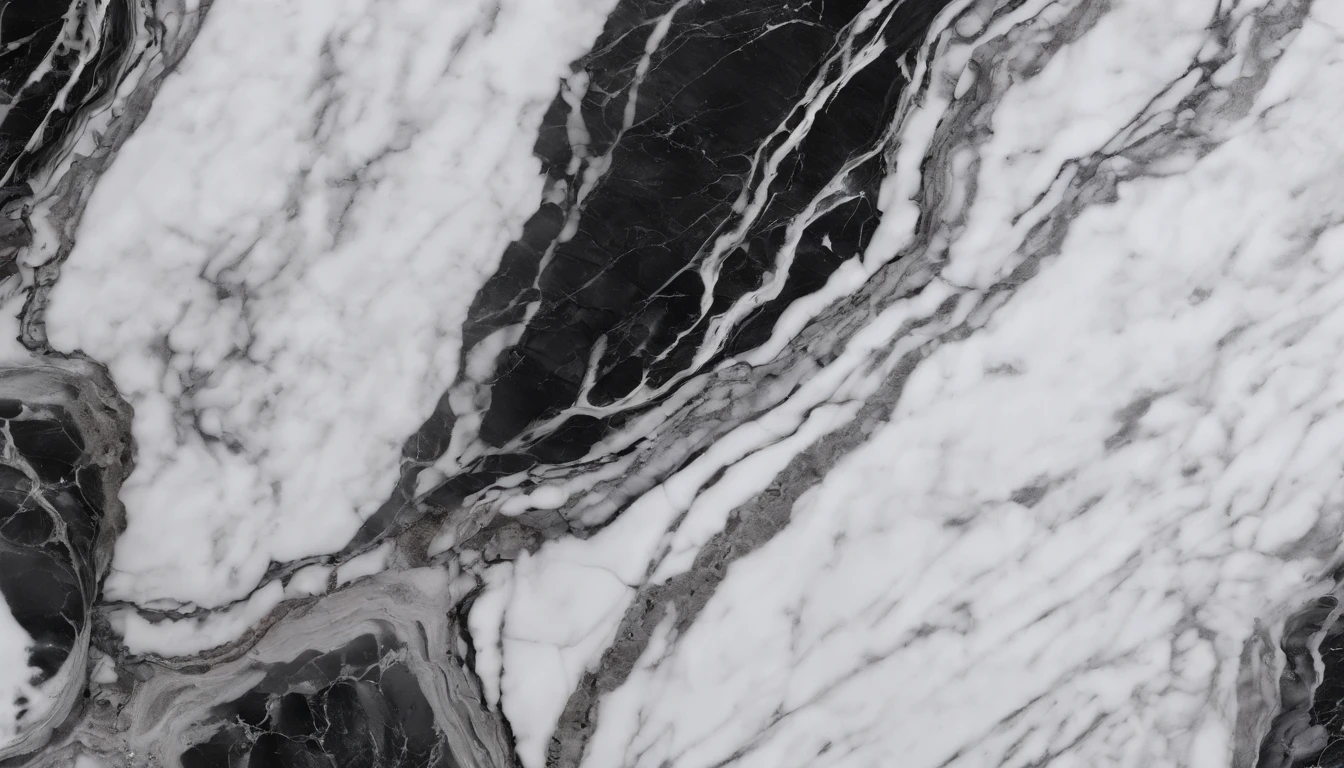 Black and white marble，Jazz white marble texture，Quartz stone，Clear texture，Big rift，Natural stone grains，Pearl white，