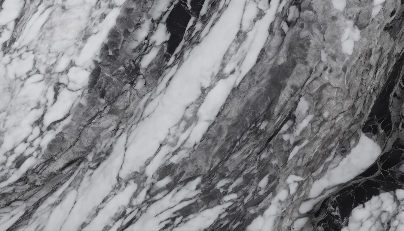 Black and white marble，Jazz white marble texture，Quartz stone，Clear texture，Big rift，Natural stone grains，Pearl white，
