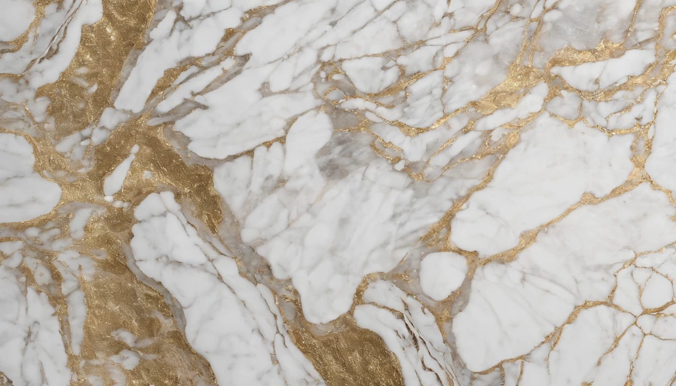 marbled,Jazz white marble texture,Quartz stone,Clear texture,Big rift,Natural stone grains,Pearl white,Gold fine texture