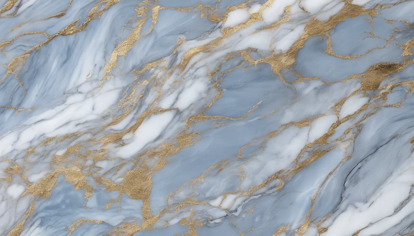 blue marble，Jazz white marble texture，Quartz stone，Clear texture，Big rift，Natural stone grains，Pearl white，Gold fine texture