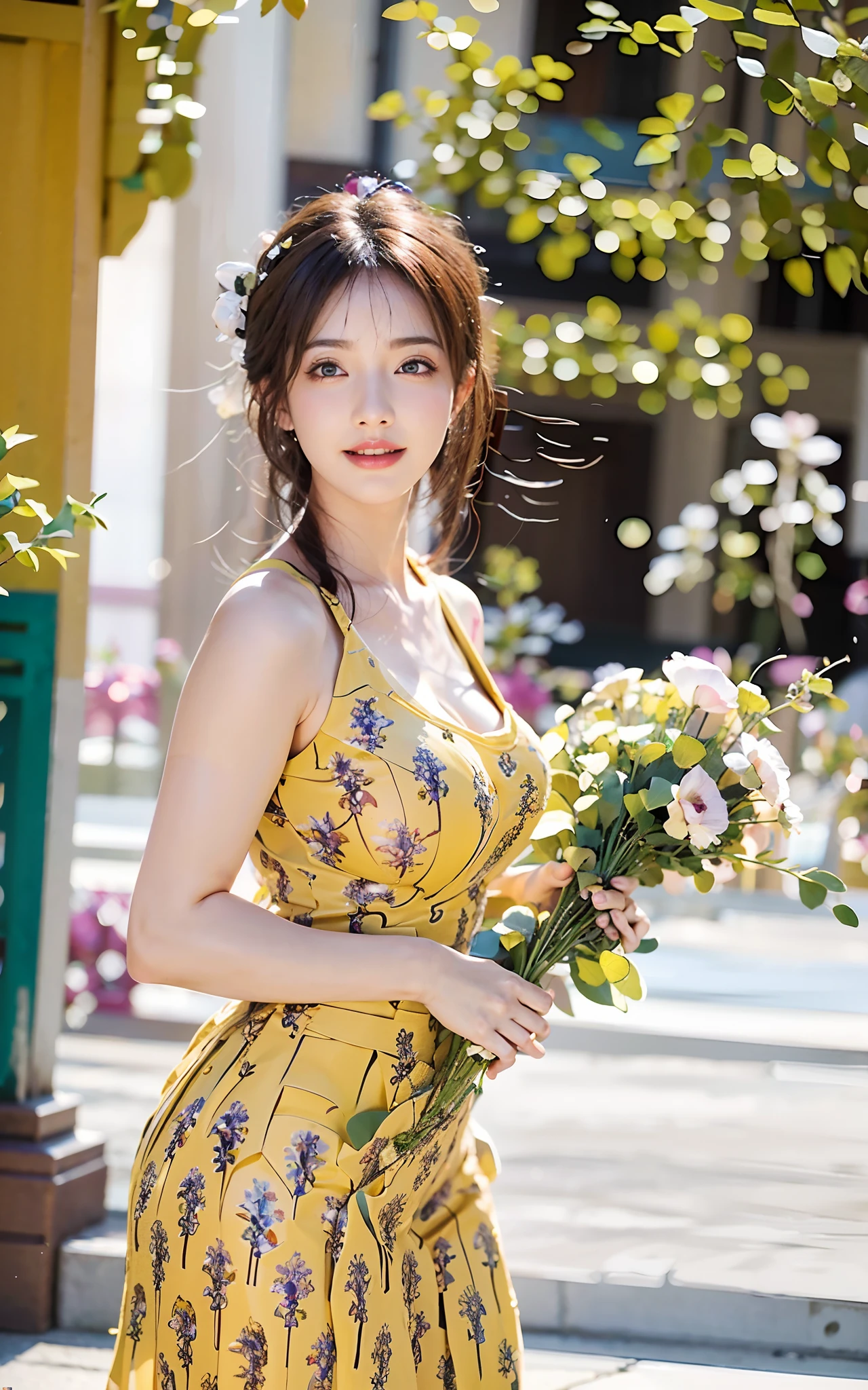 masterpiece, best quality, (realistic, photo-realistic:1.37), 8k, an extremely delicate and beautiful, amazing, finely detail, official art, absurdres, incredibly absurdres, huge filesize, ultra-detailed, extremely detailed, beautiful detailed girl, 1girl, (perfect female figure), full body, middle breasts,