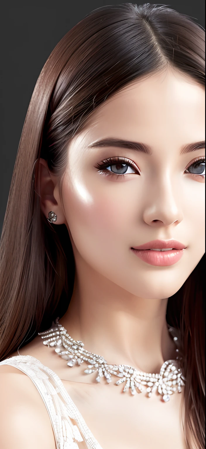 (best quality,ultra-detailed,realistic:1.37),HDR,close-up of a woman, beautiful detailed eyes, beautiful detailed lips, long eyelashes, straight white teeth, flawless skin, lustrous hair, elegant posture, stunning features, from above