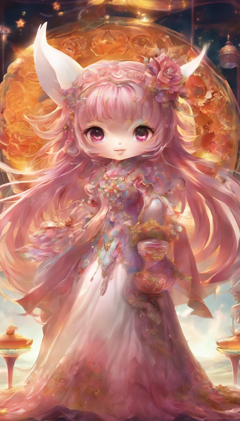 edgBunny，Eat mooncakes，Laurel，Moon，The light is depicted in detail，oc rendered，high qulity，tmasterpiece，Hyper-realistic，Ultra photo realsisim，8K，super-fine，ultra - detailed，Ultra-wide angle of view，dynamic viewing angle