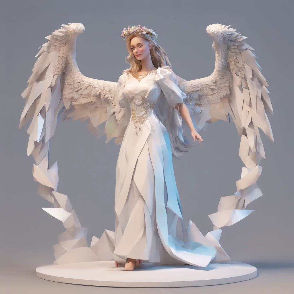 (best quality,4k,highres:1.2),ultra-detailed,realistic:1.37,angel with chicken head,white girl always with angel,peaceful,safe,happy,brilliance,light,fantastic,flowers,rainbow,sparkle,smile,feathers,heaven,paradise,medieval