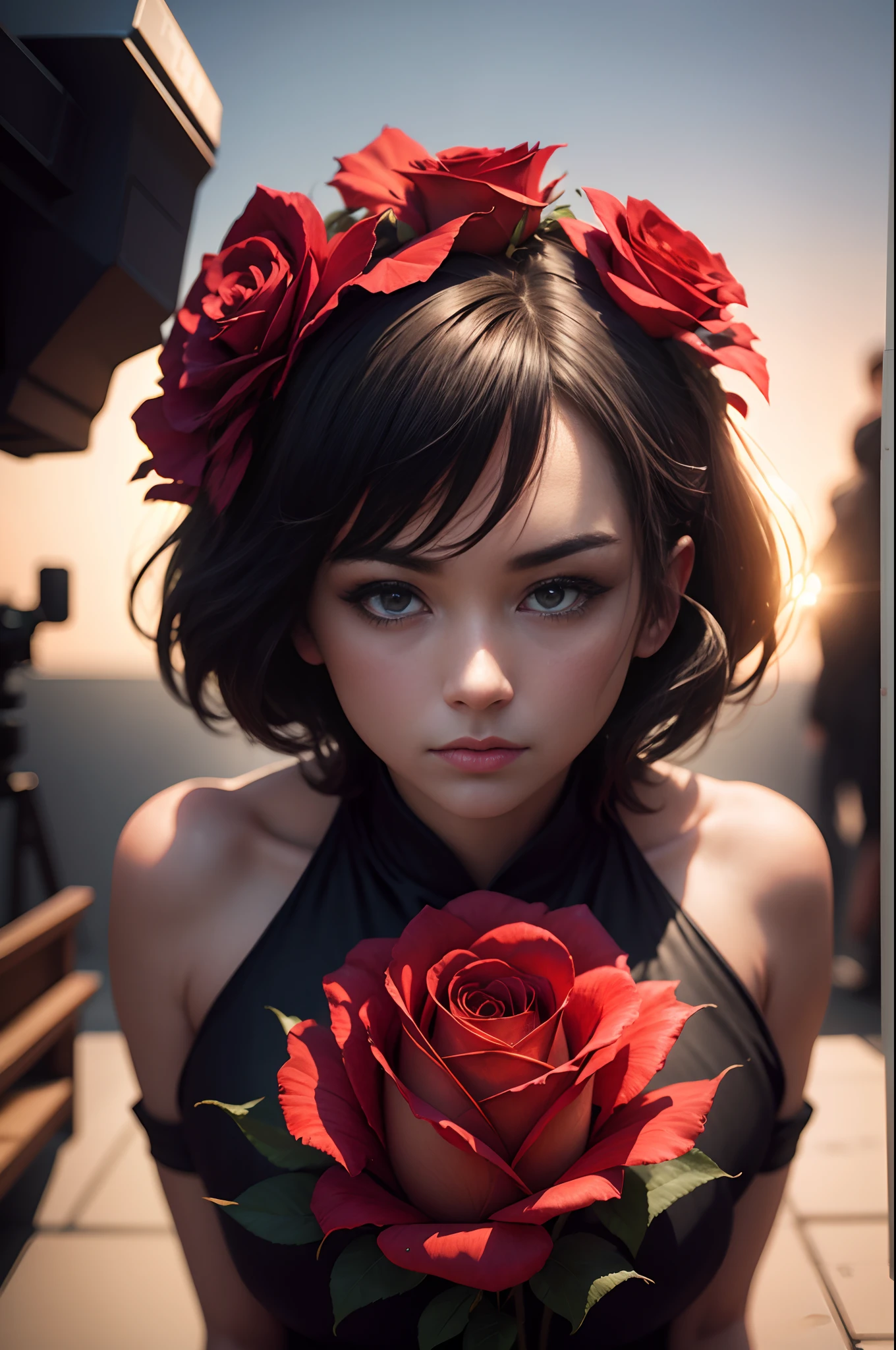 Burning Rose, Cinematic shot + Photos, Made in ARRI, Photos, Made by Sony, Photos, Made in Canon, Photos, Made in Nikon, Photos, Made by Sony, Photos, Made in Hasselblad + Incredibly detailed, Sharpen, Details + Professional lighting, Lighting for photos + 50mm, 80mm, 100 m + Lightroom Gallery + Behance Photos + Unsplash