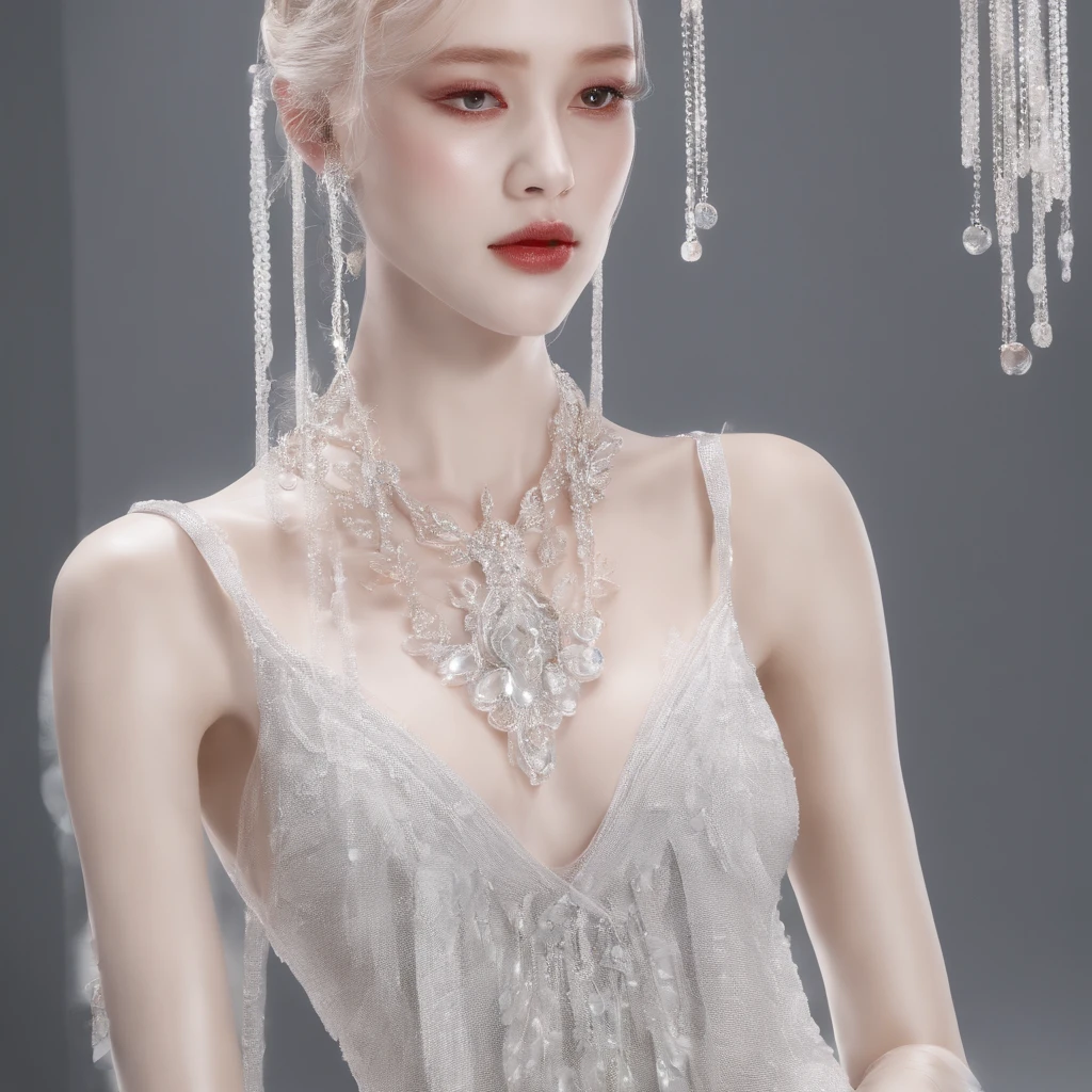 hisui,Moon,edgBunny,crystal-clear,nipple tassels,handicraft