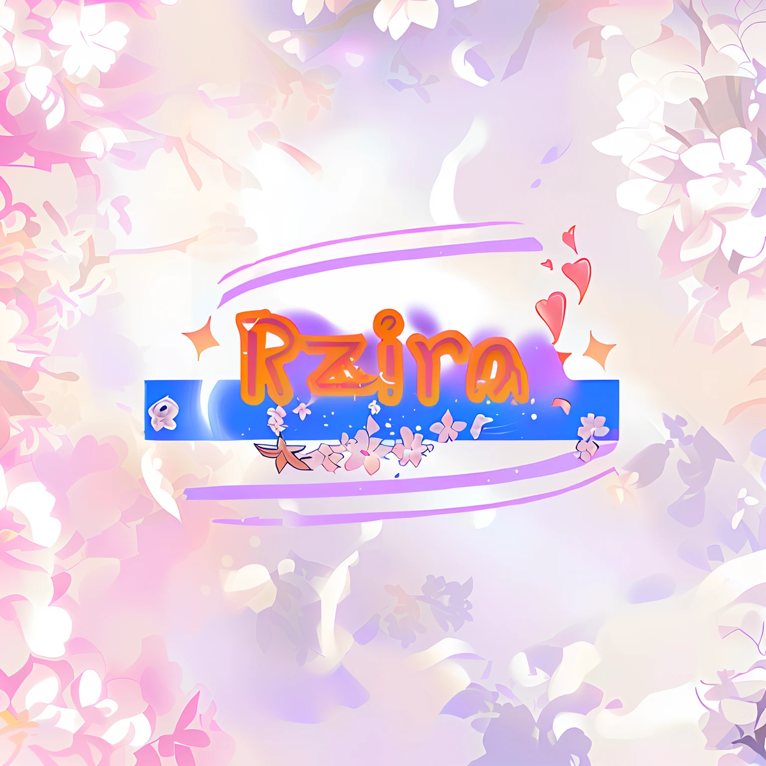 There is a picture of a cake,It says the word Riza, profile picture 1024px, inspired by Eizan Kikukawa, sakura season dynamic lighting, zerochan art, seasons!! : 🌸 ☀ 🍂 ❄, Splash screen, komono, sakura season, zerochan, offcial art, Official artwork