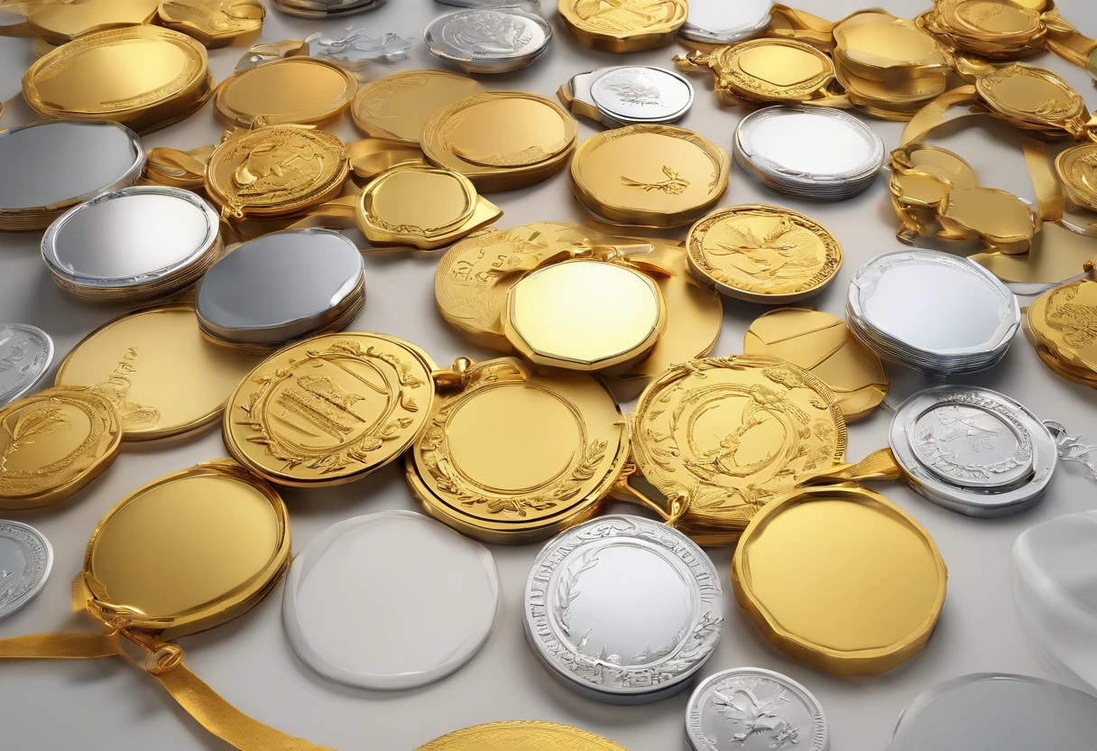 Material de vidro。k hd。Medals。cleanness