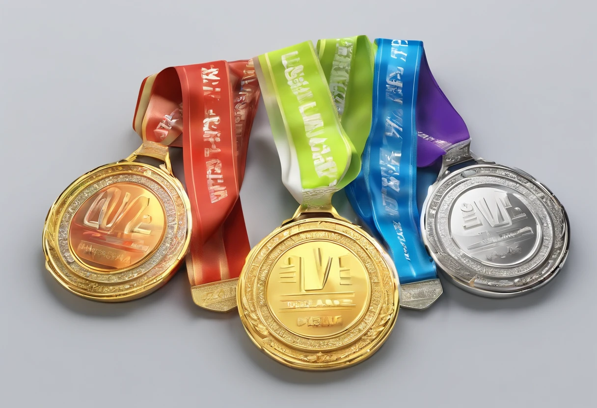 Glass medal acrylic front